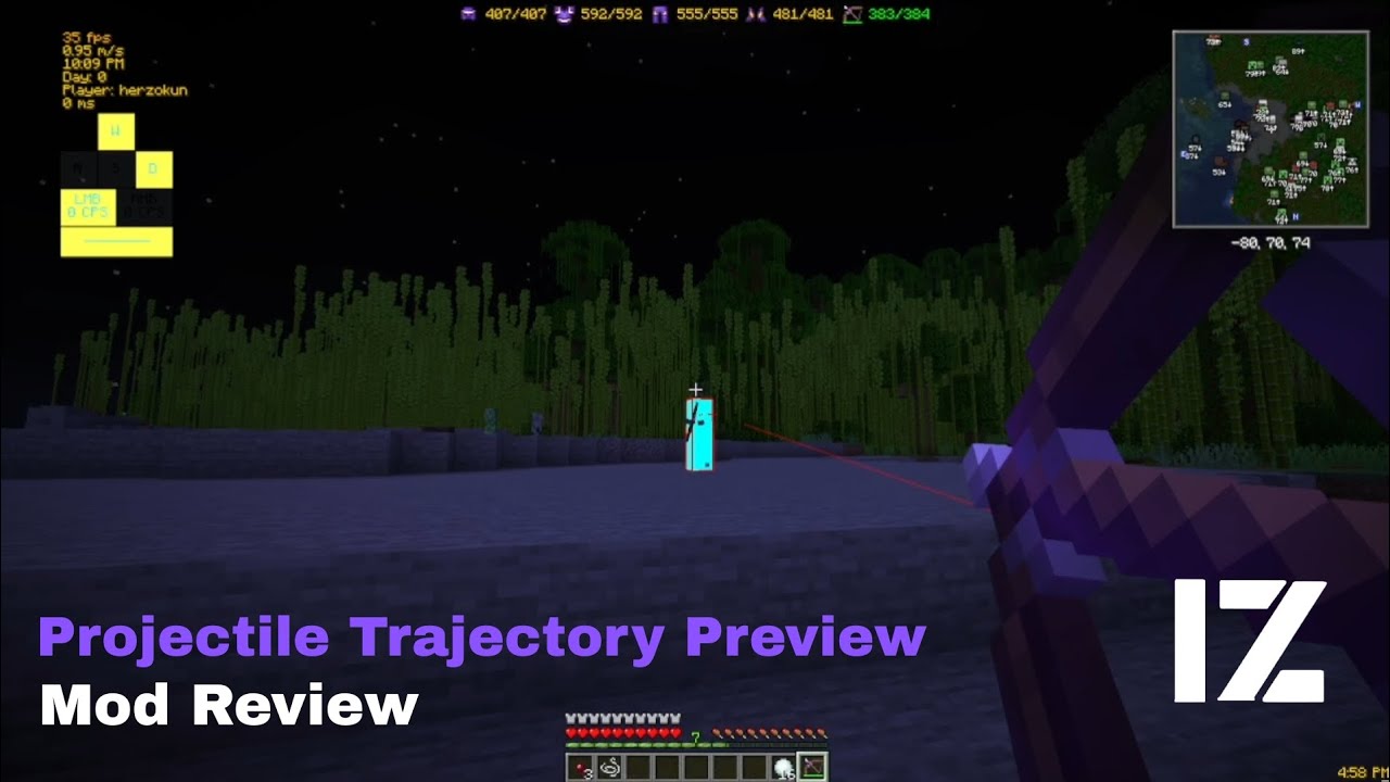 Trying to targeting aimshot? Try this, Projectile Trajectory Preview | Mod Review (No Commentary)