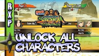 Naruto Storm Revolution: ▶Unlocking ALL CHARACTERS◀ | Method #1