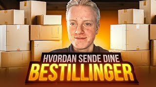 Hvordan sende bestillinger selv med Nettbutikk i 2025