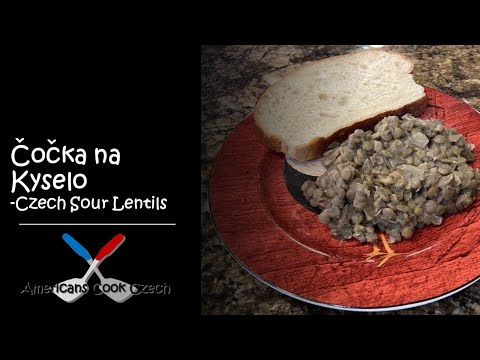Čočka na kyselo (Czech sour lentils)