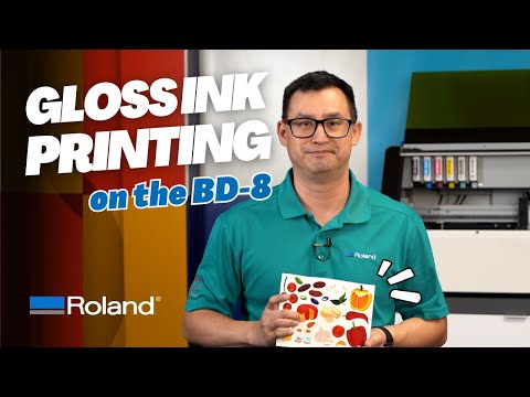 Roland BD-8 UV Printer and Software - Refurbished - qsBTGibzUfY
