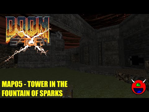 Doom 2 Back to Saturn X Episode 2 (BTSX2) - MAP05 Tower in the Fountain of Sparks