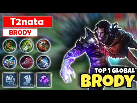 Insane Outplays!! Brody 85.4% Win Rate | Top 1 Global Brody T2nata | MLBB Build
