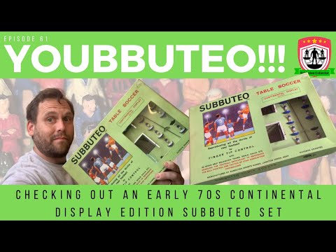 immagine di anteprima del video: Checking out the 70's Subbuteo Continental Display Edition....