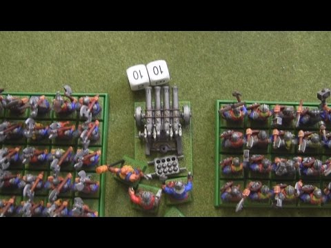 Dwarfs vs Lizardmen - Warhammer Fantasy Battle Report