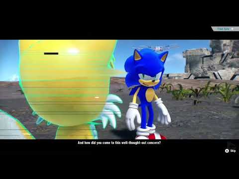 Sonic Frontiers: Tails thinks he is a burden to sonic