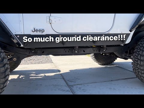 Jeep LJ UCF Ultra High Clearance Skid Plate. Gain 3" of ground clearance easy!