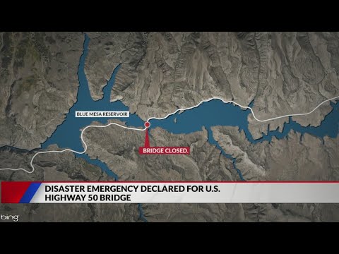 Colorado lieutenant governor verbally declared disaster declaration for US 50 bridge