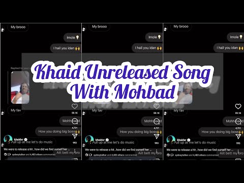 khaid Unreleased Song with Mohbad