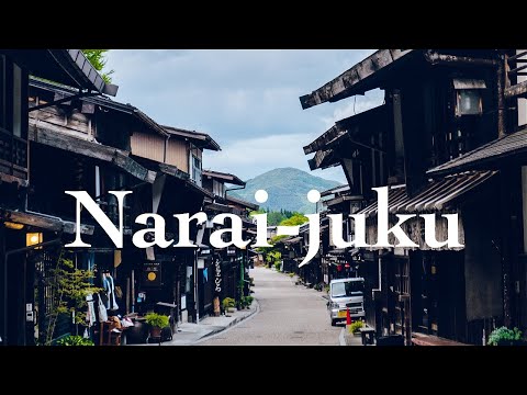 [4K] Walking around Narai-juku (奈良井宿) | Nagano, Japan