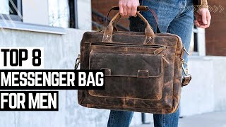 Top 8 Best Messenger Bags For Men 💼  Stop Overpaying, These Are Worth Every Penny 💼