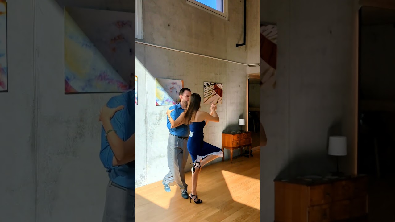 Giro variations. Tango workshop with Iris Rogozhyna & Helmut Höllriegl #tangoargentino #tangoclass