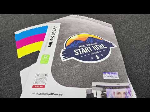 Flatbed Cutting DreamScape Caviar Wall + Floor Wraps PSA