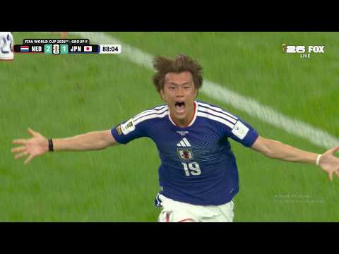 鎌田大地 ゴール | オランダ vs 日本 2-2 | ハイライトとゴール | ワールドカップ26 Netherlands vs Japap Daichi Kamada Goal vs Ned