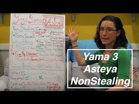 "Yoga Board" Yama 3: Asteya: NonStealing- LauraGyoga
