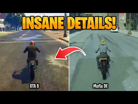 Mafia DE vs GTA 5 - SMALL DETAILS You Never Noticed!
