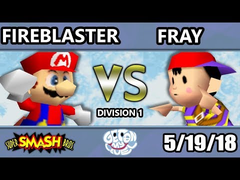 GOML 2018 - Fireblaster (Mario) Vs. Fray (Ness) SSB64 Division 1