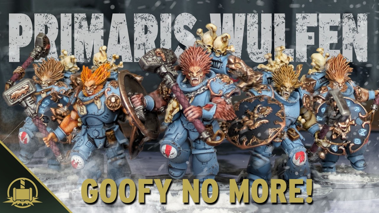 Fixing ANOTHER kit GW forgot. Kit-bashing better Wulfen!