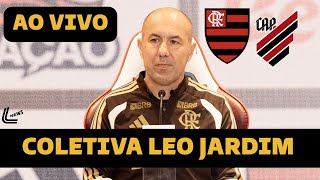 COLETIVA LEONARDO JARDIM AO VIVO COM IMAGEM - FLAMENGO X ATHLETICO PR - PÓS JOGO FLAMENGO AO VIVO