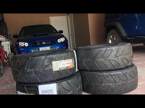 Vlog Putting Hankook Ventus TD 225/45ZR17W C30 Hard compound on my sti