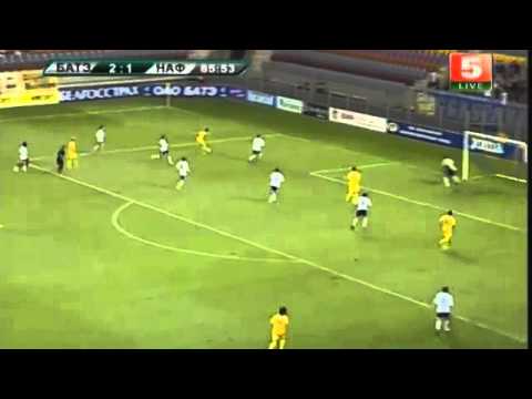 Football.by. БАТЭ - Нафтан. Гол Сигневича (3:1)