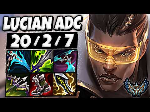 Lucian vs Miss Fortune ADC [ PentaKill ] Korea Challenger 1195 LP | Patch 25.20 ✅