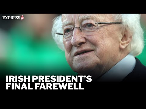 Irish president Michael D. Higgins ends 14-year term with successor to be sworn in today