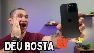 Comprei um iPhone 13 Pro na Shopee! Será que me dei bem ou caí em golpe?