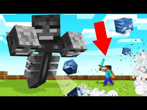 Jelly - MINECRAFT But ALL MOBS Are GIANT! (Dangerous)