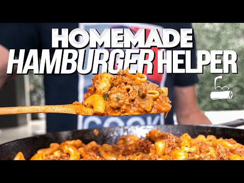 CHEESY, RICH, INSANELY DELICIOUS...MY HOMEMADE VERSION OF HAMBURGER HELPER | SAM THE COOKING GUY
