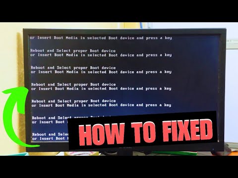 Computer Starting Problem Issue | Reboot and Select Proper Boot Device and Press a Key Windows 10