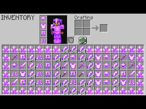 Minecraft UHC but you can craft Amethyst Armor..