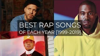 BEST RAP SONGS OF EACH YEAR [1999 - 2019]
