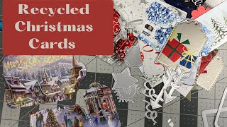 Recycled Christmas Cards