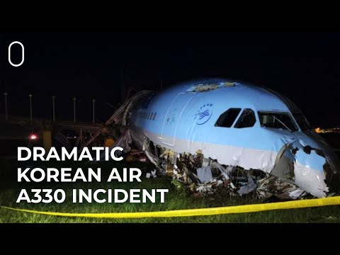 Korean Air Airbus A330 Overshoots Runway Landing In The Philippines