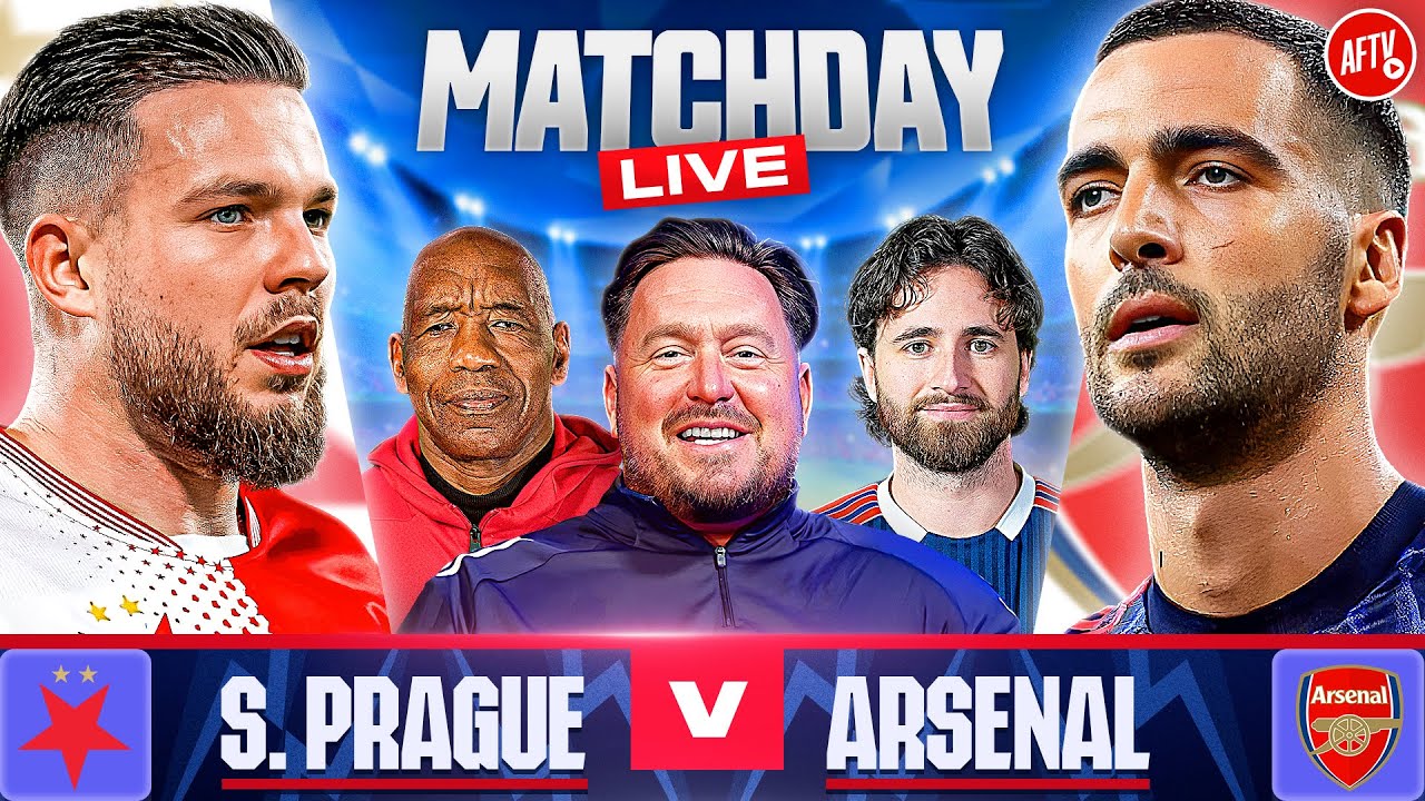 Slavia Prague vs Arsenal | Matchday LIVE