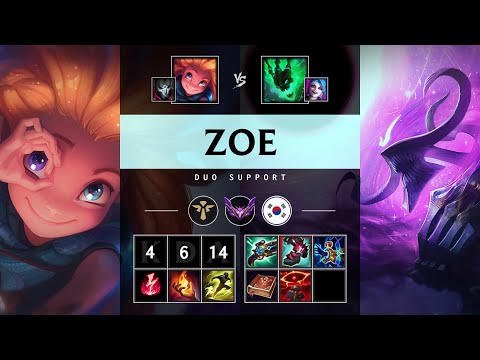 Zoe Support vs Thresh - KR Master Patch 25.19