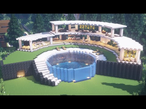 Minecraft Tutorial | Modern House | Gracium - Modern City #25