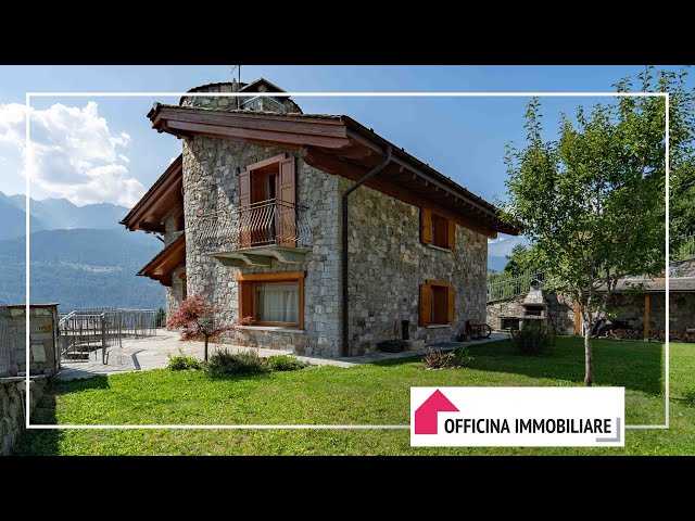 A TEGLIO IN VALTELLINA, SPLENDIDA VILLA CON GIARDINO
