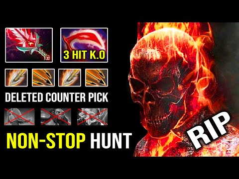 NOBODY CAN HANDLE THIS DAMAGE 3 Hit Deleted Nonstop Food Hunt OP Clinkz Vs Hard Counter DotA 2