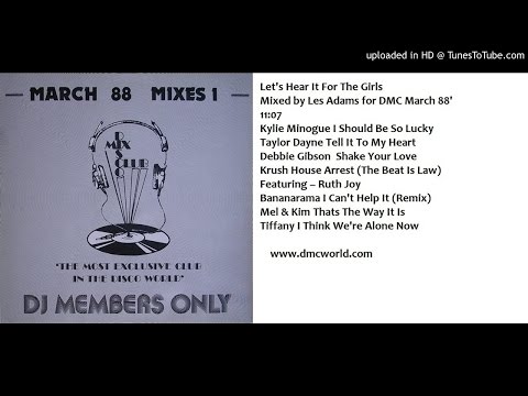 Let's Here It For The Girls Mix (DMC Mix By Les Adams Mar 88)
