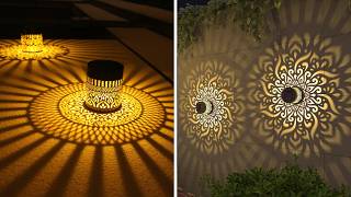 Solar Mandala Wall Lights Review 2026 - Seven Color Changing Solar Mandala Projection Decorative