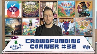 Crowdfunding Corner #32 // Tend, Ruins, Mutagen, GRINIVIL, and more! (November 8, 2024)
