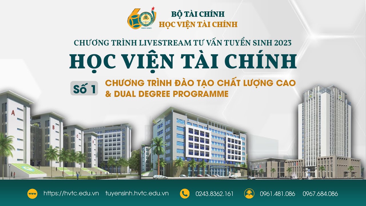 LIVESTREAM TVTS CHƯƠNG TRÌNH CLC VÀ DDP - [LIVESTREAM TƯ VẤN TUYỂN SINH 2023]