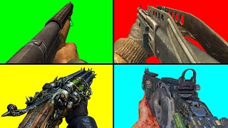 Every Call of Duty Zombies Shotgun on High Rounds