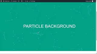 Particle Background