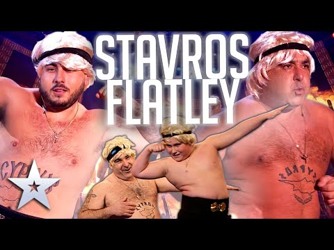 STAVROS FLATLEY - All Performances | Britain's Got Talent