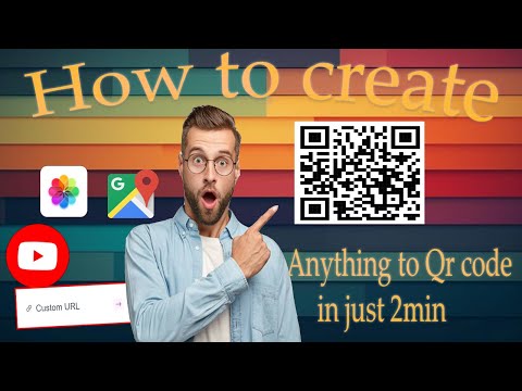 how to create QR code l in just 2 min in english