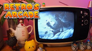 Ghosts of Tsushima - Kurosawa mode on a 1970s Panasonic TR542A Black and White TV