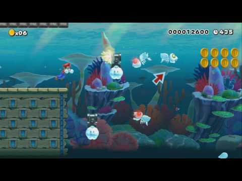 骨ミサイル　　Bone Attack!! by ひげ - SUPER MARIO MAKER - NO COMMENTARY 1AO